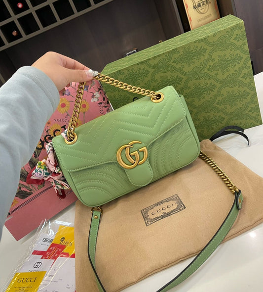 Green G Bag gold hardware preorder