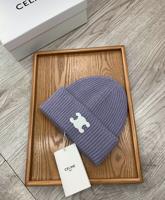 Cel Lavender purple beanie hat in stock