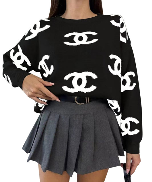 Black/White Sweater preorder