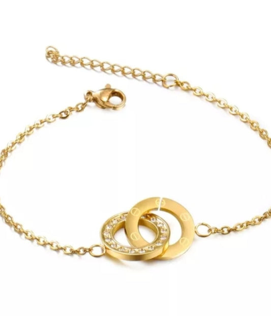 Crti Chain Bracelets Platinum and Gold Plated in stock