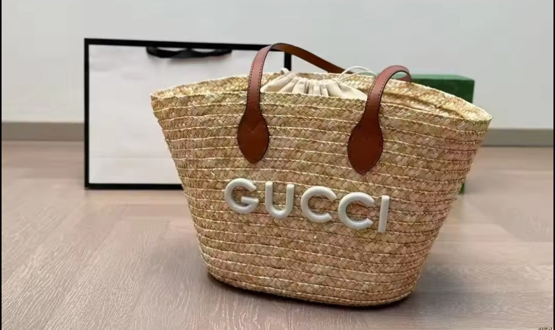 G Beach summer straw Bag In stock