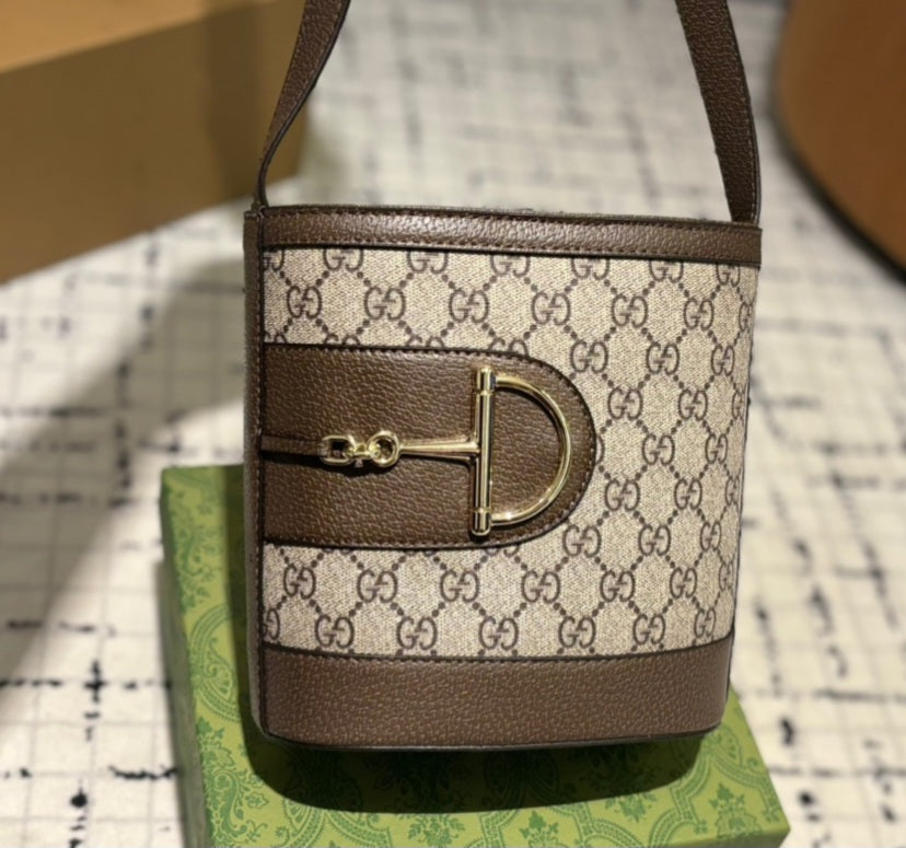 G brown  leather phone bag preorder