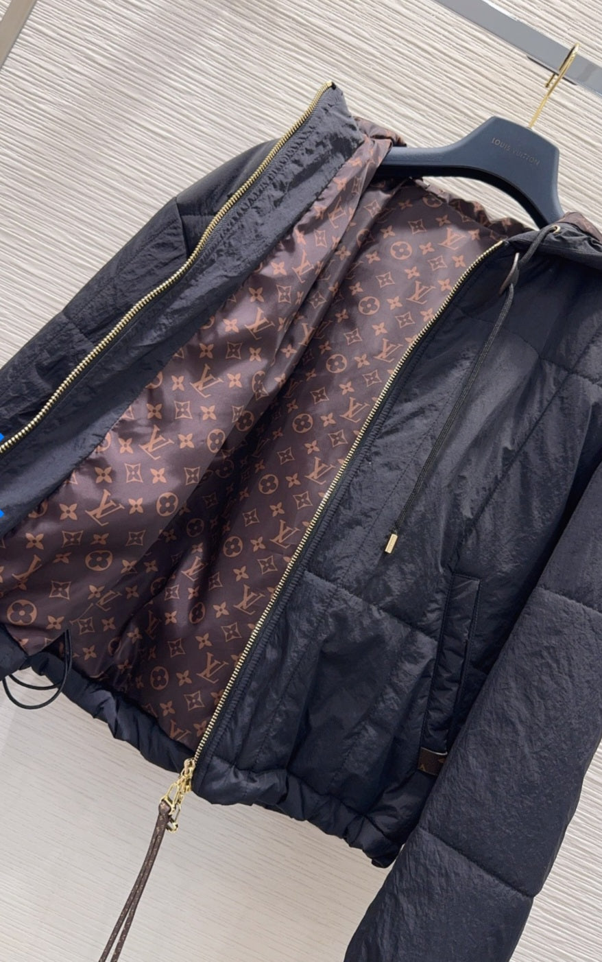 L Black Jacket with hood preorder