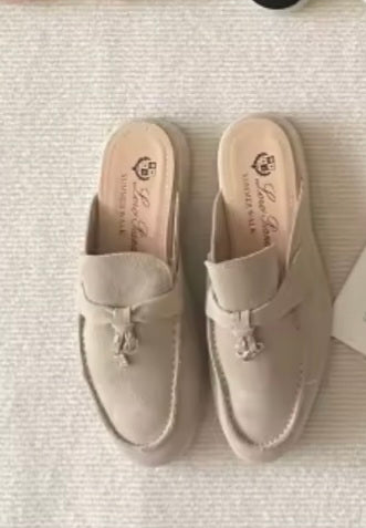 Beige LP Mules preorder