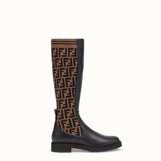 F leather boots